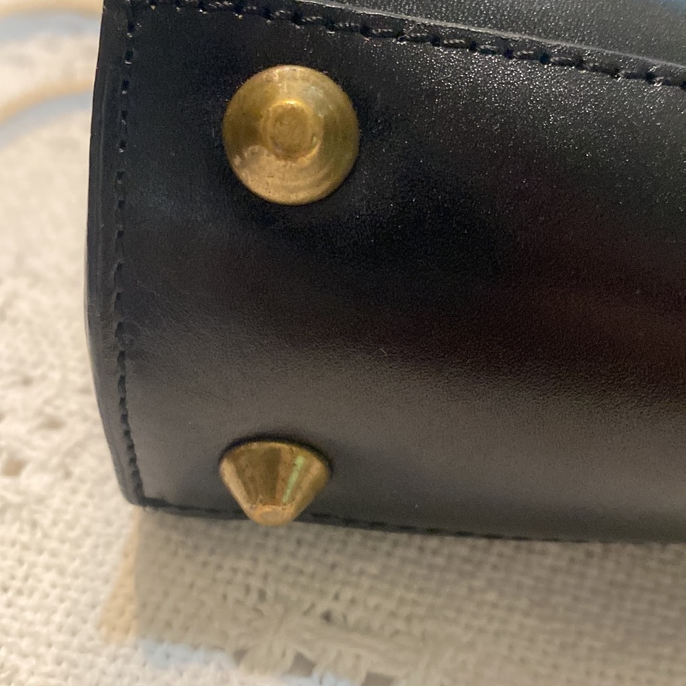 Black leather purse - Picture 3 of 4